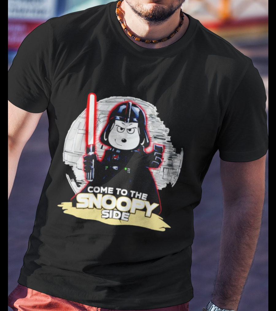 Come To The Snoopy Side Darth Vader Mashup T-Shirt