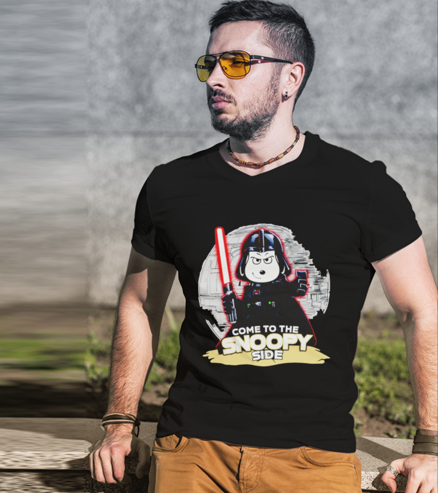 Come To The Snoopy Side Darth Vader Mashup T-Shirt