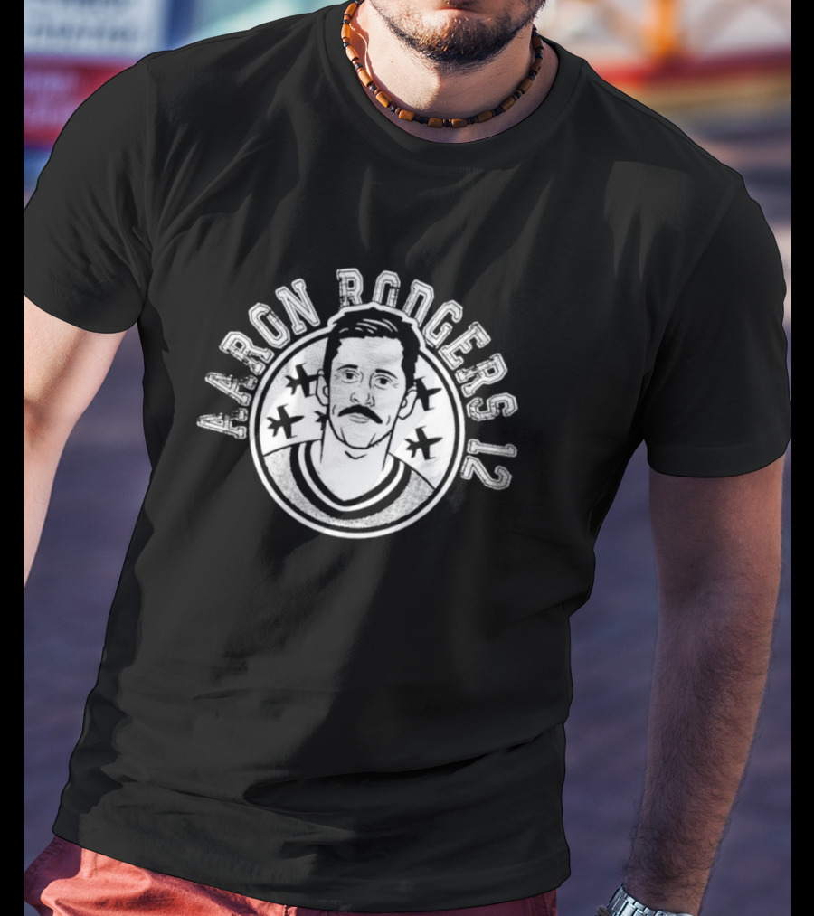 Aaron Rodgers 12 Vintage Star Emblem T-Shirt