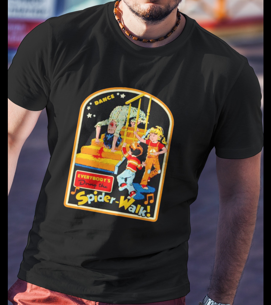 Dance Sensation Everybody's Doing The Spider-Walk Stars Music Steps T-Shirt