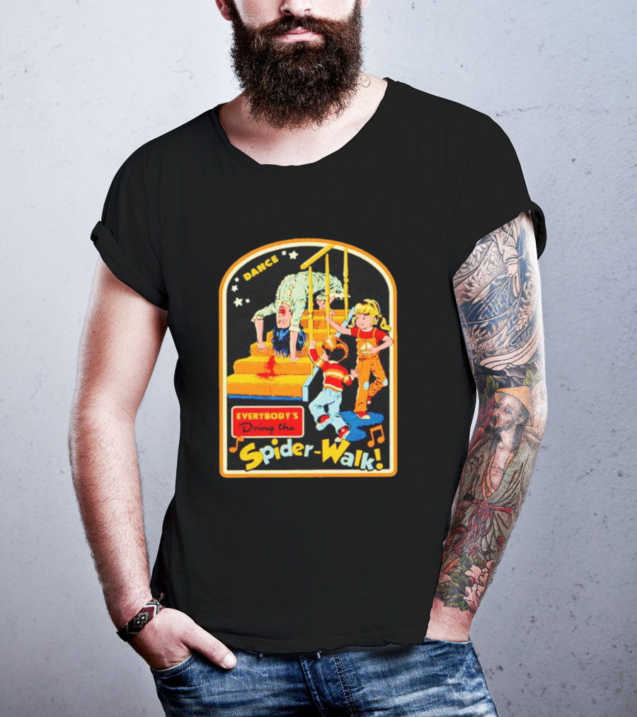 Dance Sensation Everybody's Doing The Spider-Walk Stars Music Steps T-Shirt