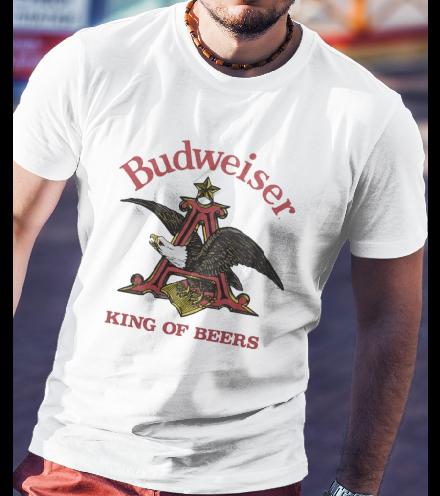Budweiser King Of Beers Eagle Logo Iconic T-Shirt