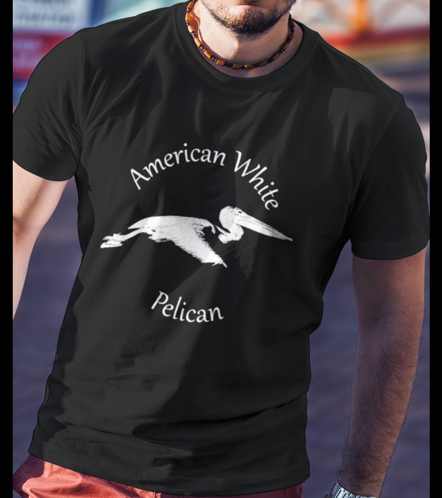 American White Pelican Bird T-Shirt