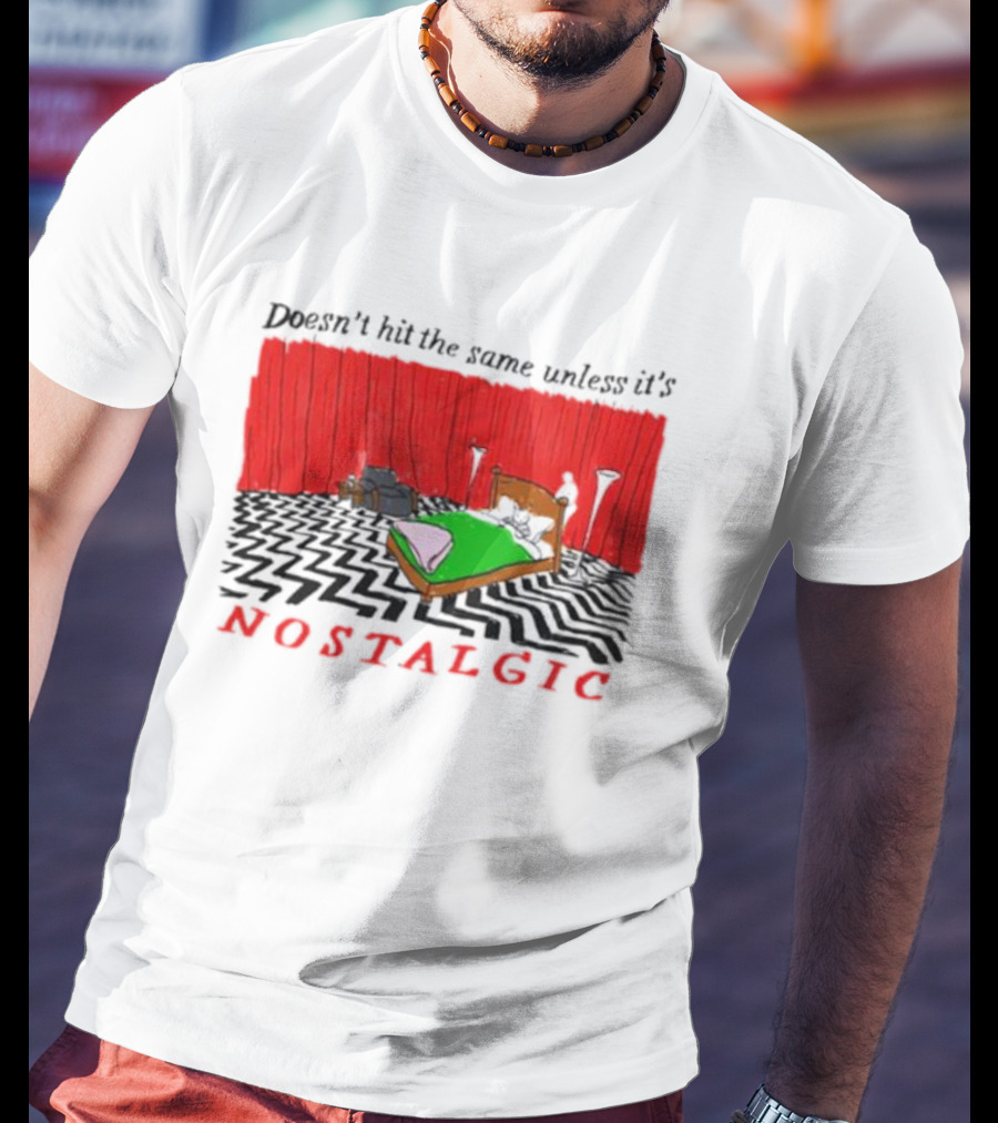 Doesn't Hit The Same Unless It's Nostalgic Retro Bedroom Scene T-Shirt
