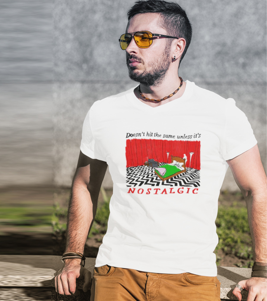 Doesn't Hit The Same Unless It's Nostalgic Retro Bedroom Scene T-Shirt