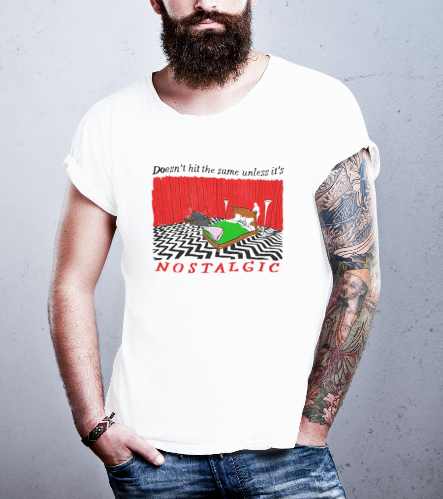 Doesn't Hit The Same Unless It's Nostalgic Retro Bedroom Scene T-Shirt
