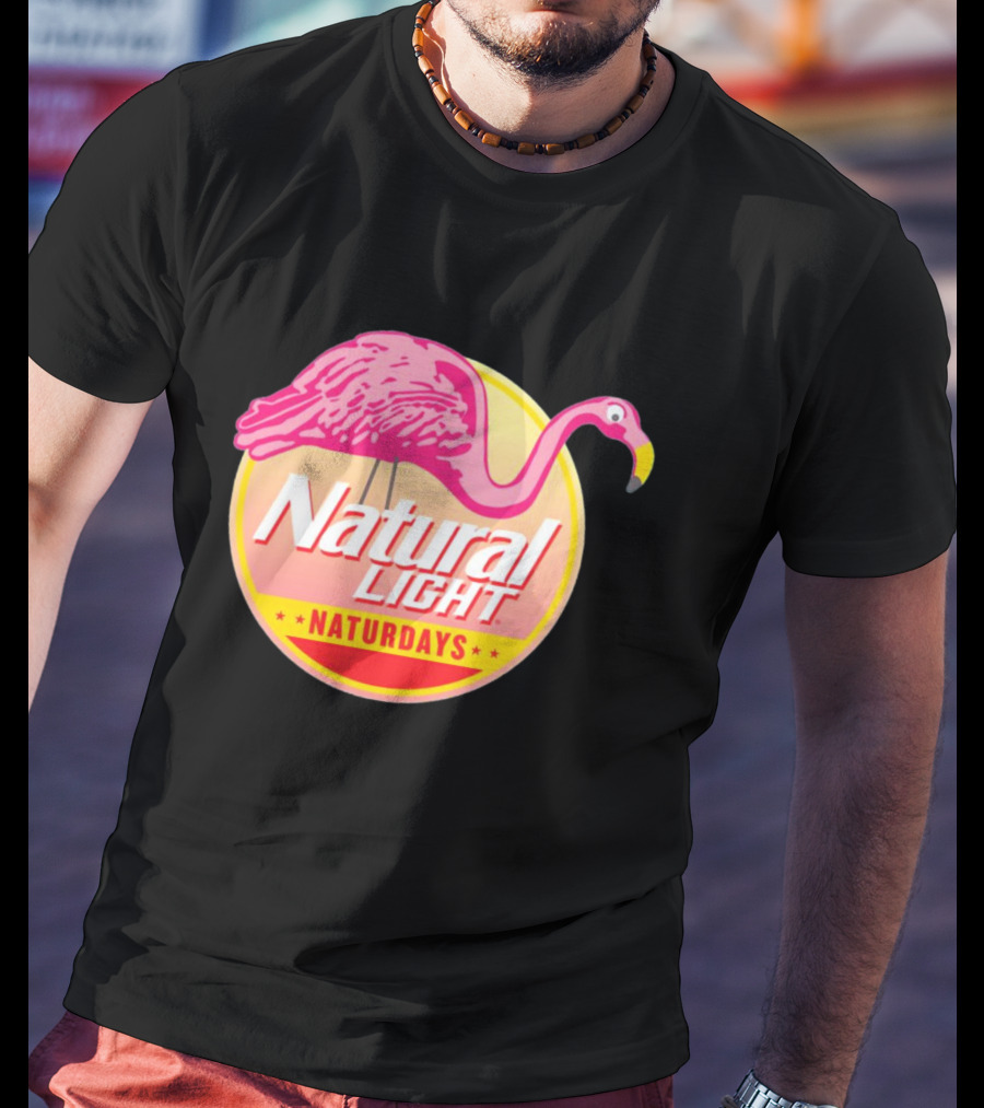 Natural Light Naturdays Flamingo T-Shirt