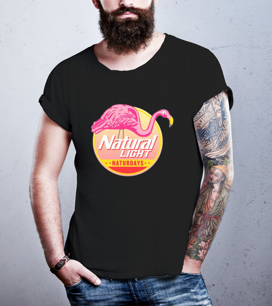 Natural Light Naturdays Flamingo T-Shirt