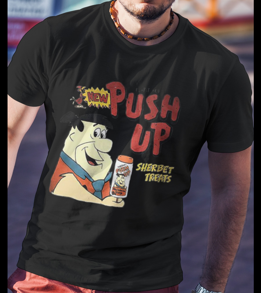 Fred Flintstone New Push Up Sherbet Treats T-Shirt