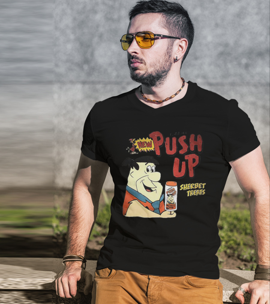 Fred Flintstone New Push Up Sherbet Treats T-Shirt