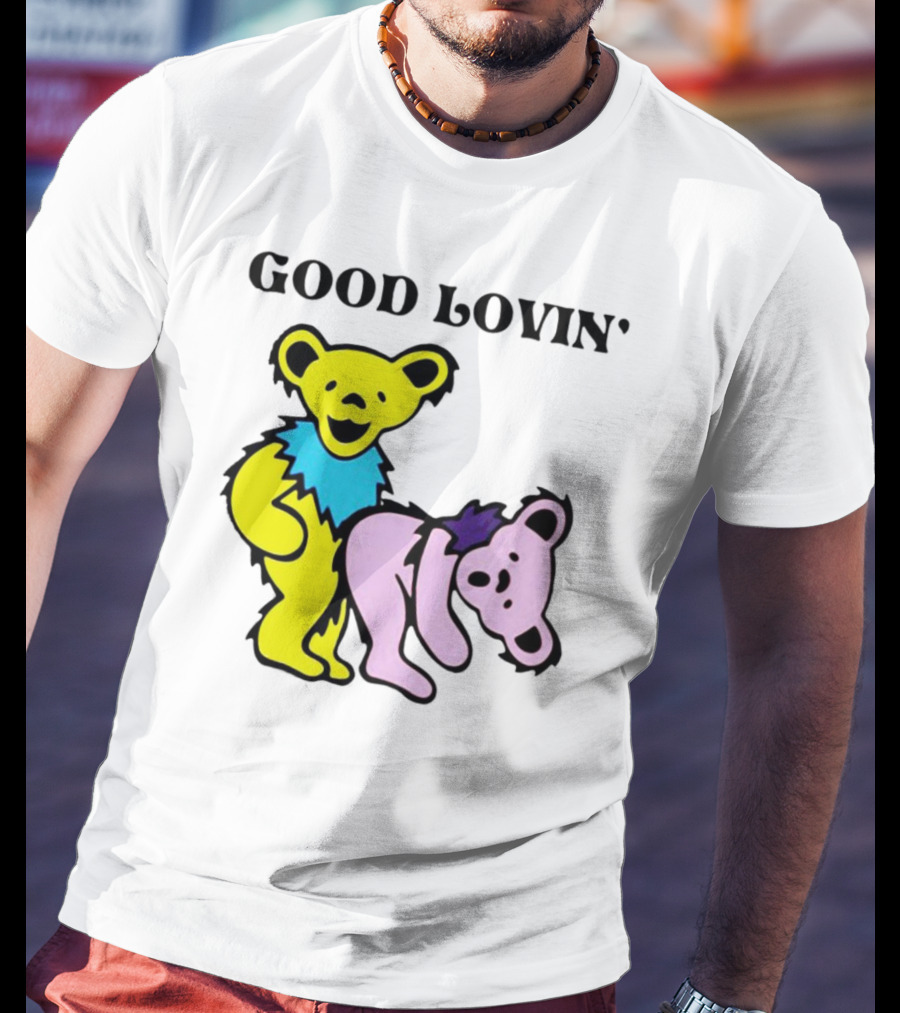 Grateful Dead Bears Good Lovin' Featuring Iconic Dancing Bears T-Shirt