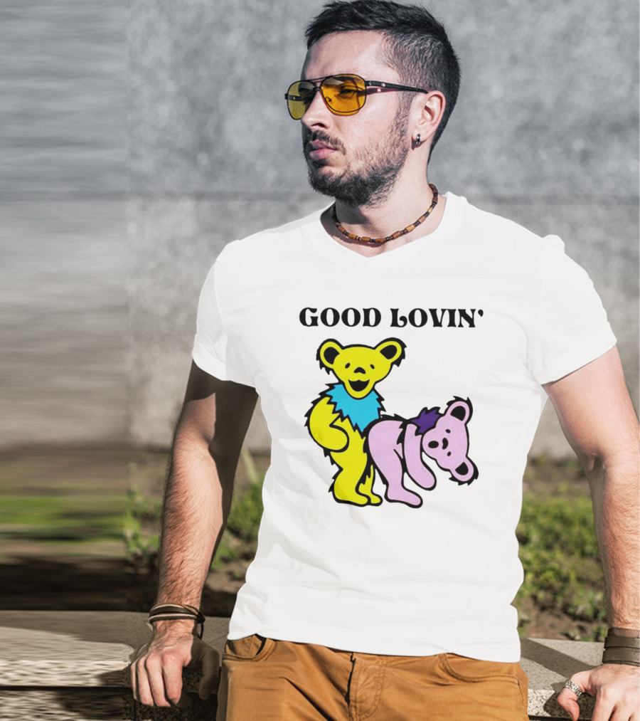 Grateful Dead Bears Good Lovin' Featuring Iconic Dancing Bears T-Shirt