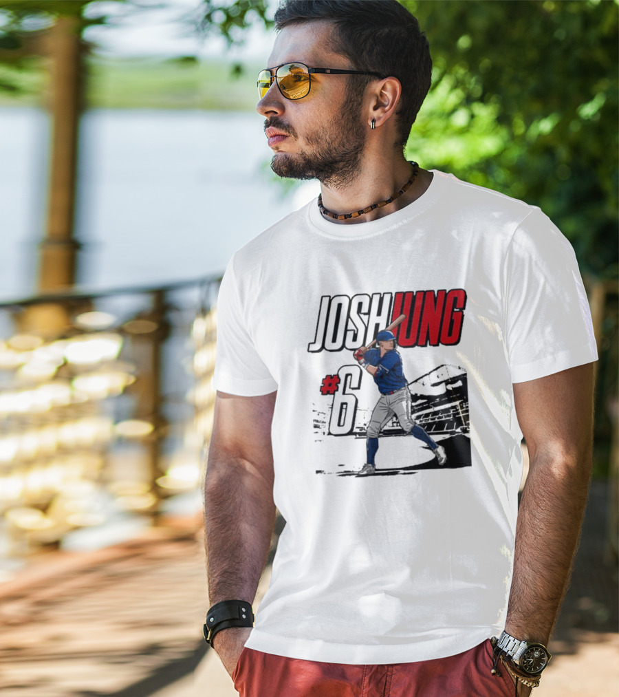 Josh Jung #6 Texas Baseball MVP Player T-Shirt