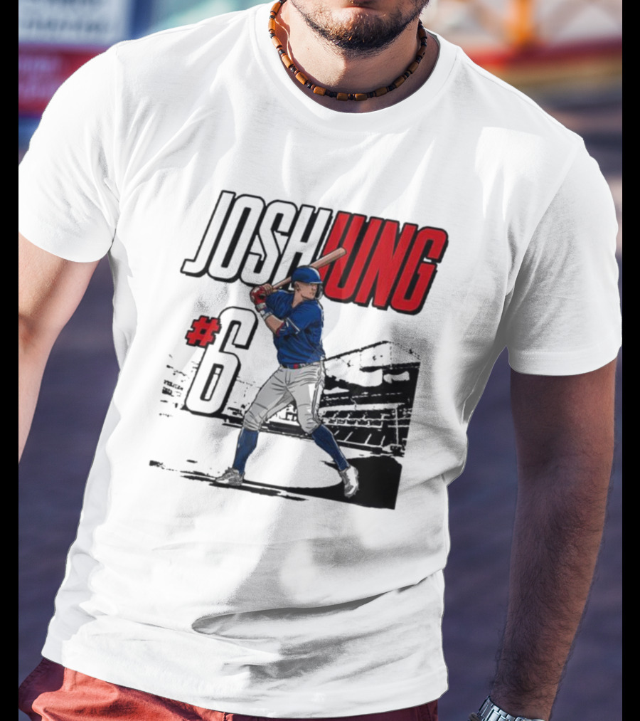 Josh Jung #6 Texas Baseball MVP Player T-Shirt