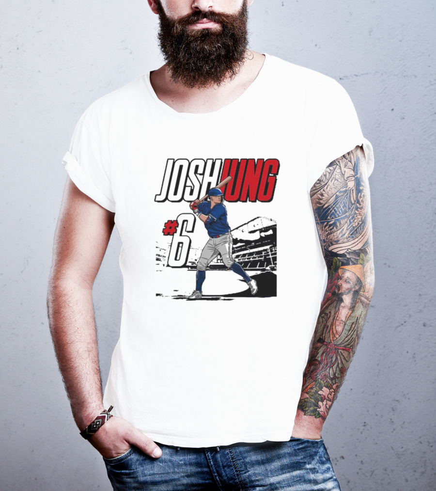 Josh Jung #6 Texas Baseball MVP Player T-Shirt