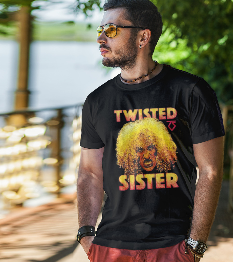 Twisted Sister Dee Snider Iconic Hair T-Shirt