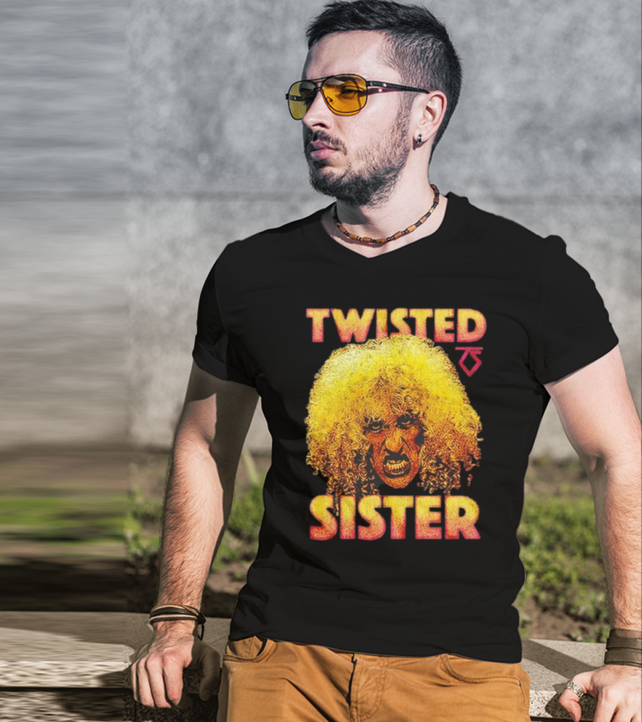 Twisted Sister Dee Snider Iconic Hair T-Shirt