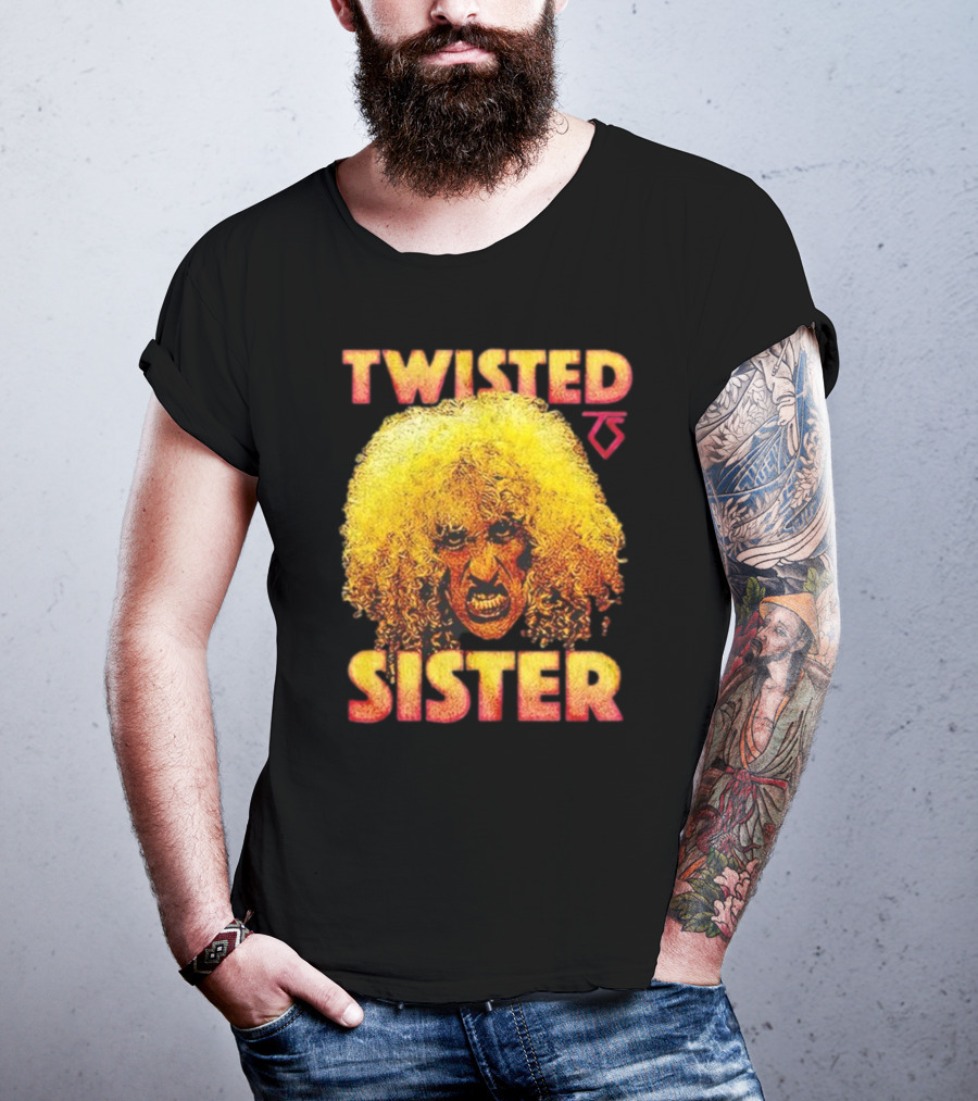 Twisted Sister Dee Snider Iconic Hair T-Shirt