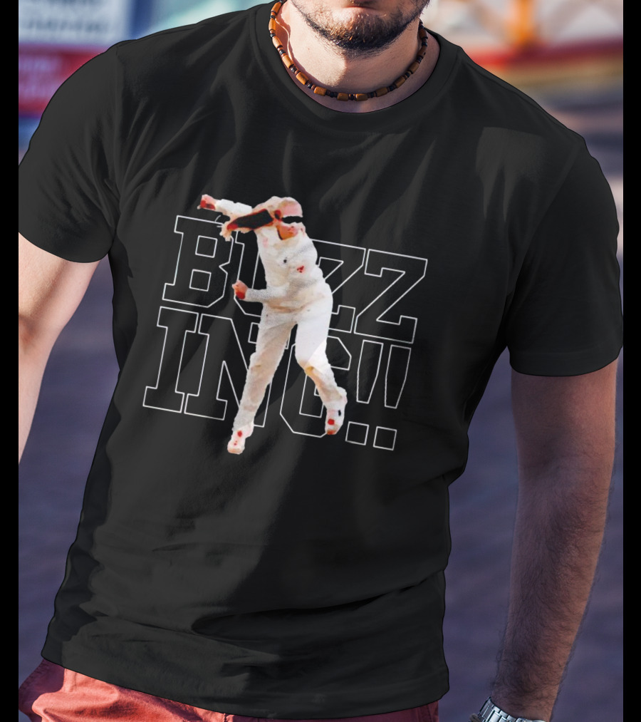 Barmy Army Buzzing Buzz Inc Iconic Cricket Fandom T-Shirt