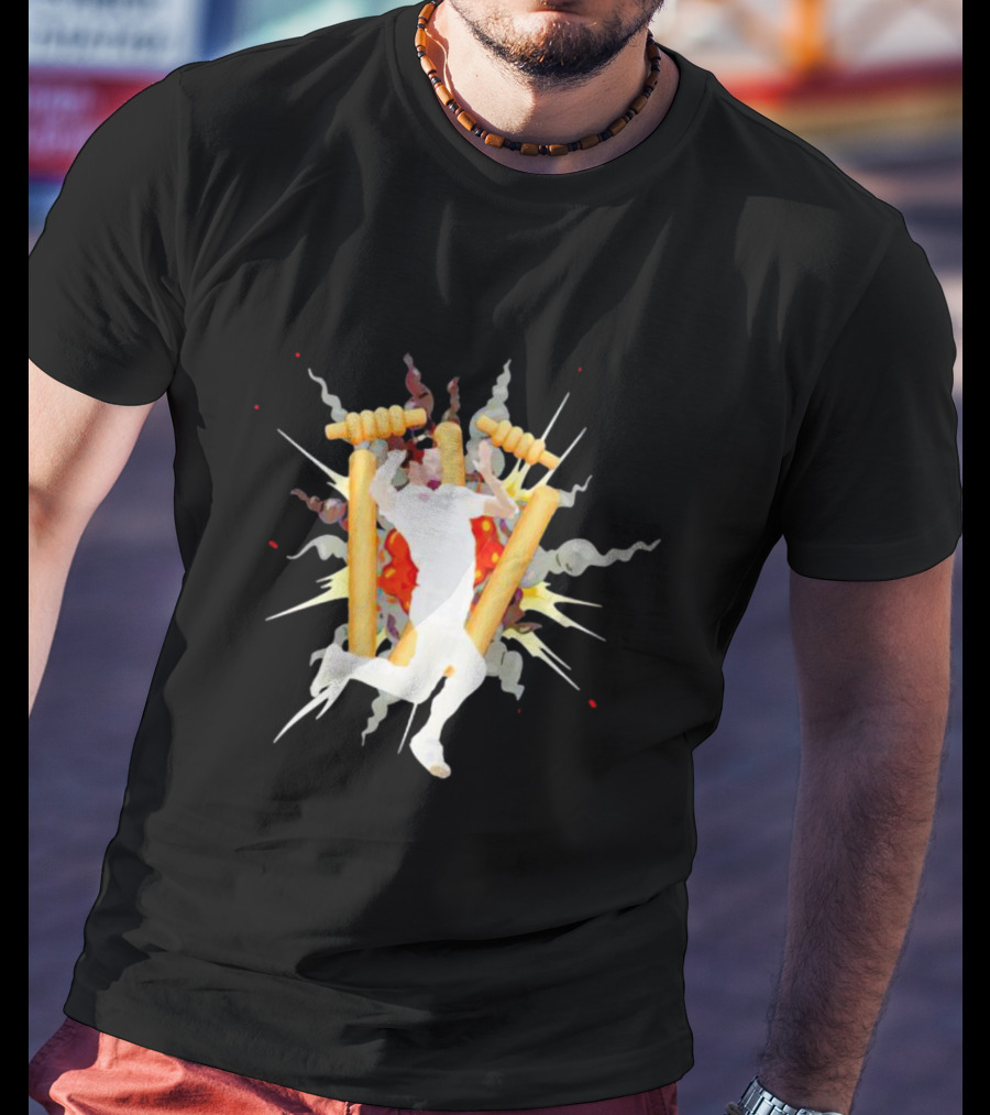 Barmy Army Woody Ladies Cricket Celebration Explosion T-Shirt