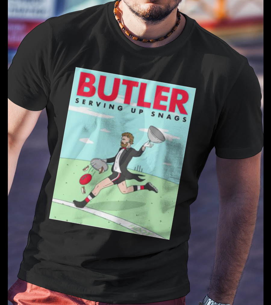 Butler Serving Up Snags Afl Football Tuxedo T-Shirt