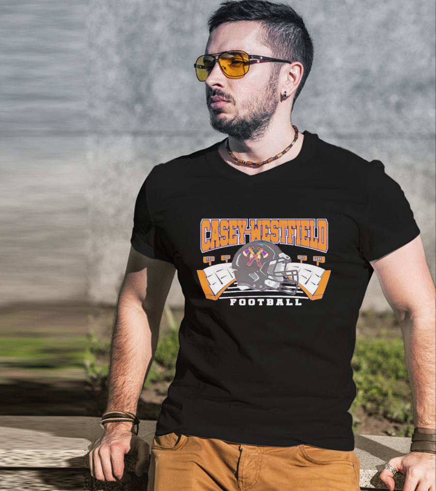 Casey Westfield Football Stadium Helmet T-Shirt