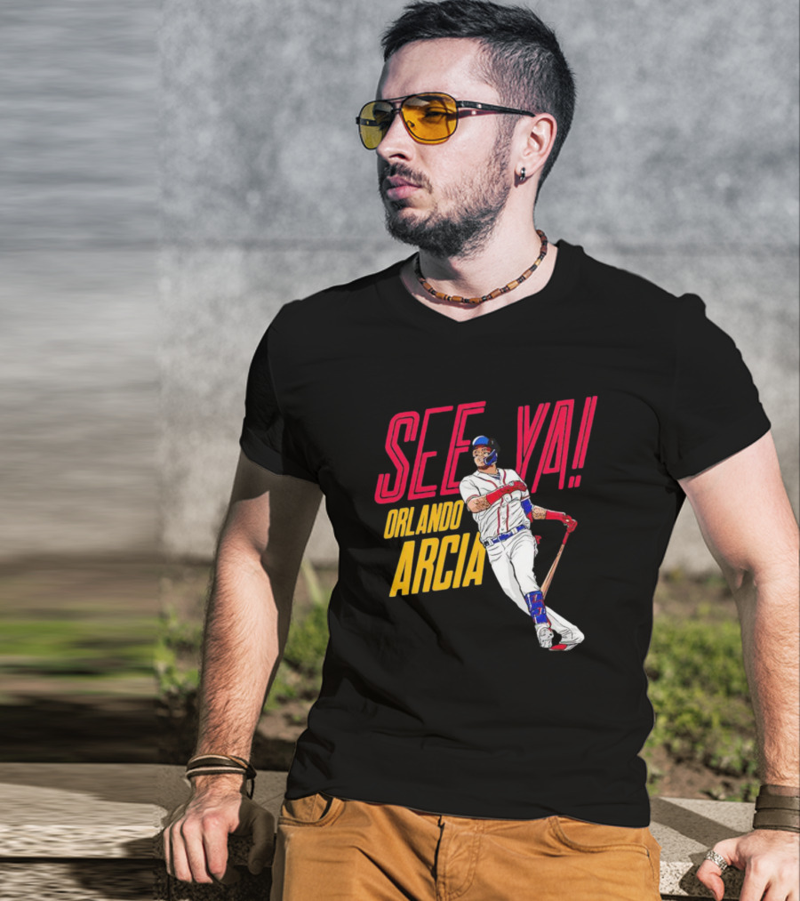 SEE YA ORLANDO ARCIA Baseball Player T-Shirt