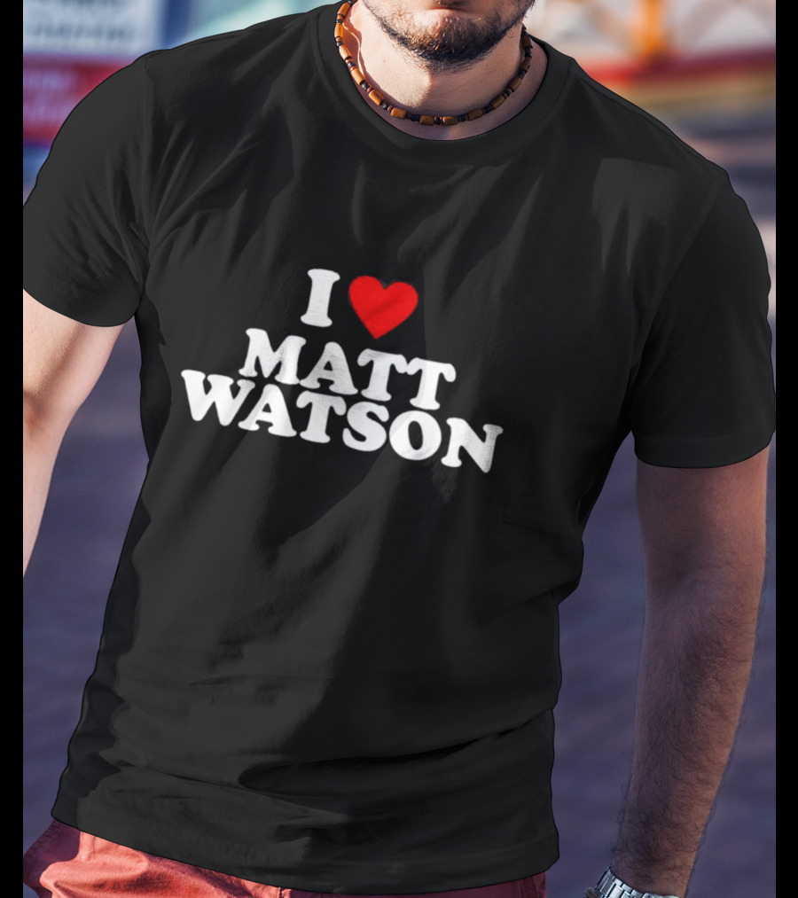 I Heart Matt Watson Red Love T-Shirt