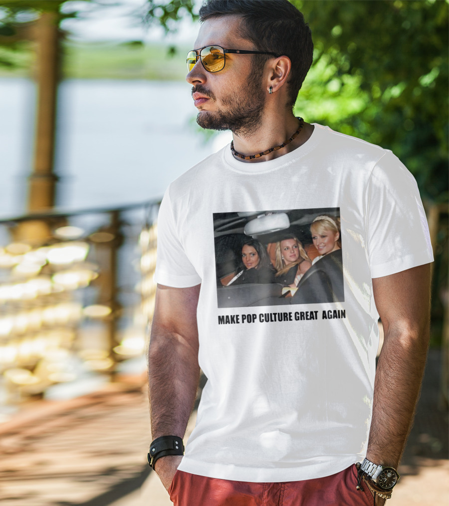 Make Pop Culture Great Again Celebrity Car Moment T-Shirt