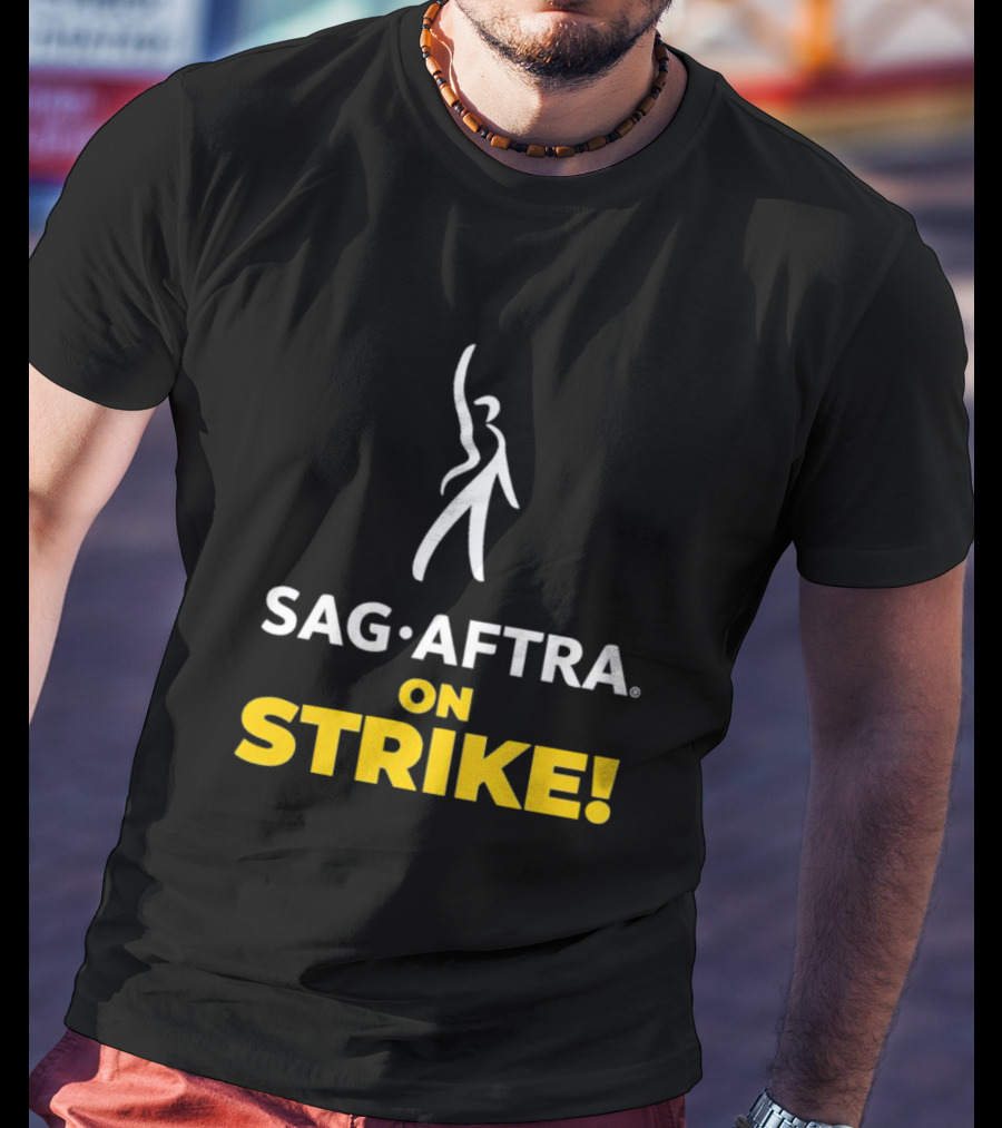 SAG AFTRA On Strike Logo Iconic T-Shirt