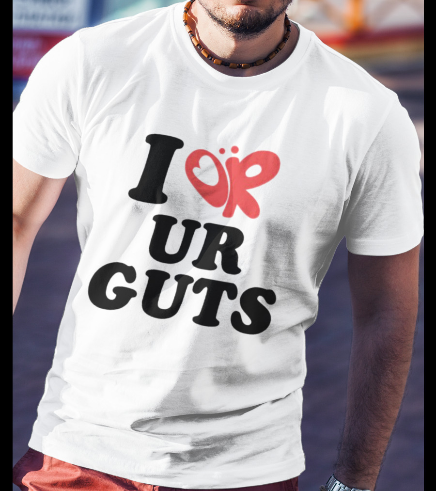 I Or Ur Guts Butterfly Heart T-Shirt