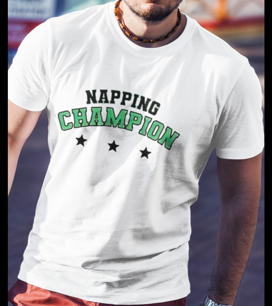 Napping Champion Glow In Dark Stars Collage T-Shirt