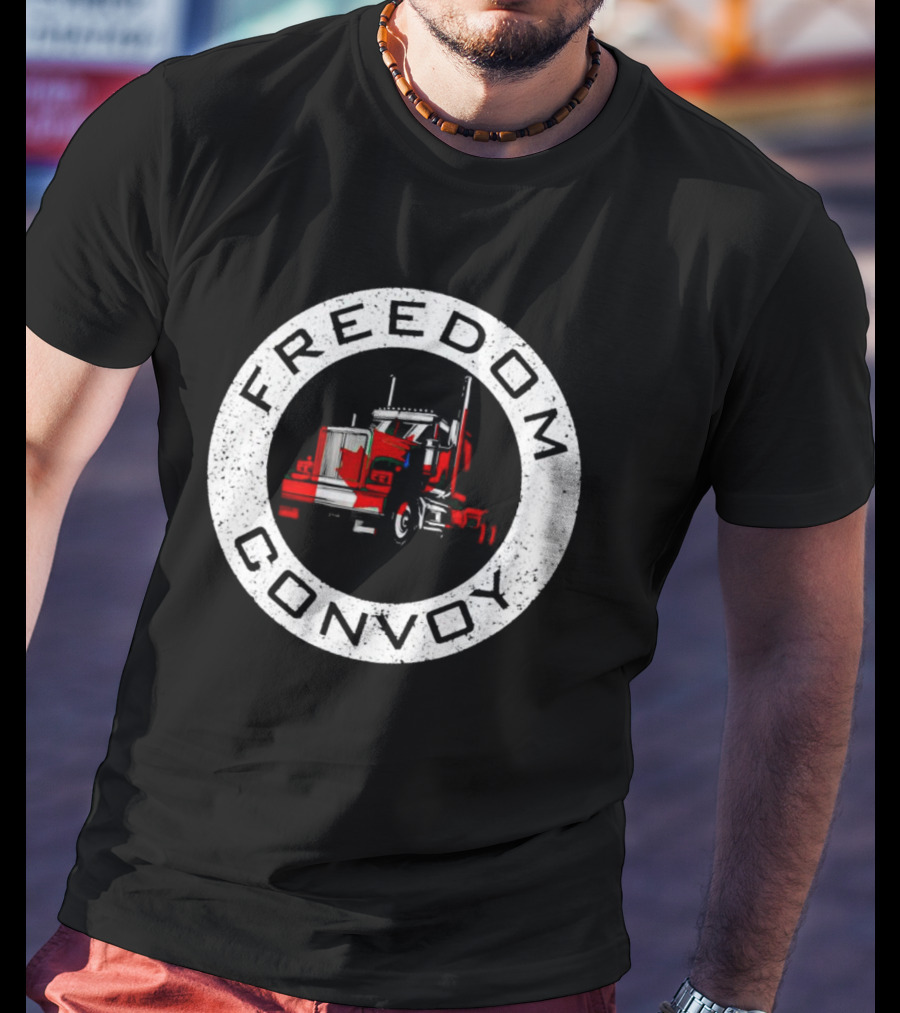 Freedom Convoy Red Truck Canada T-Shirt