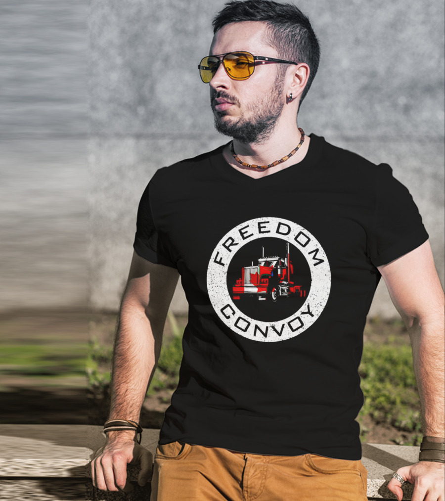 Freedom Convoy Red Truck Canada T-Shirt