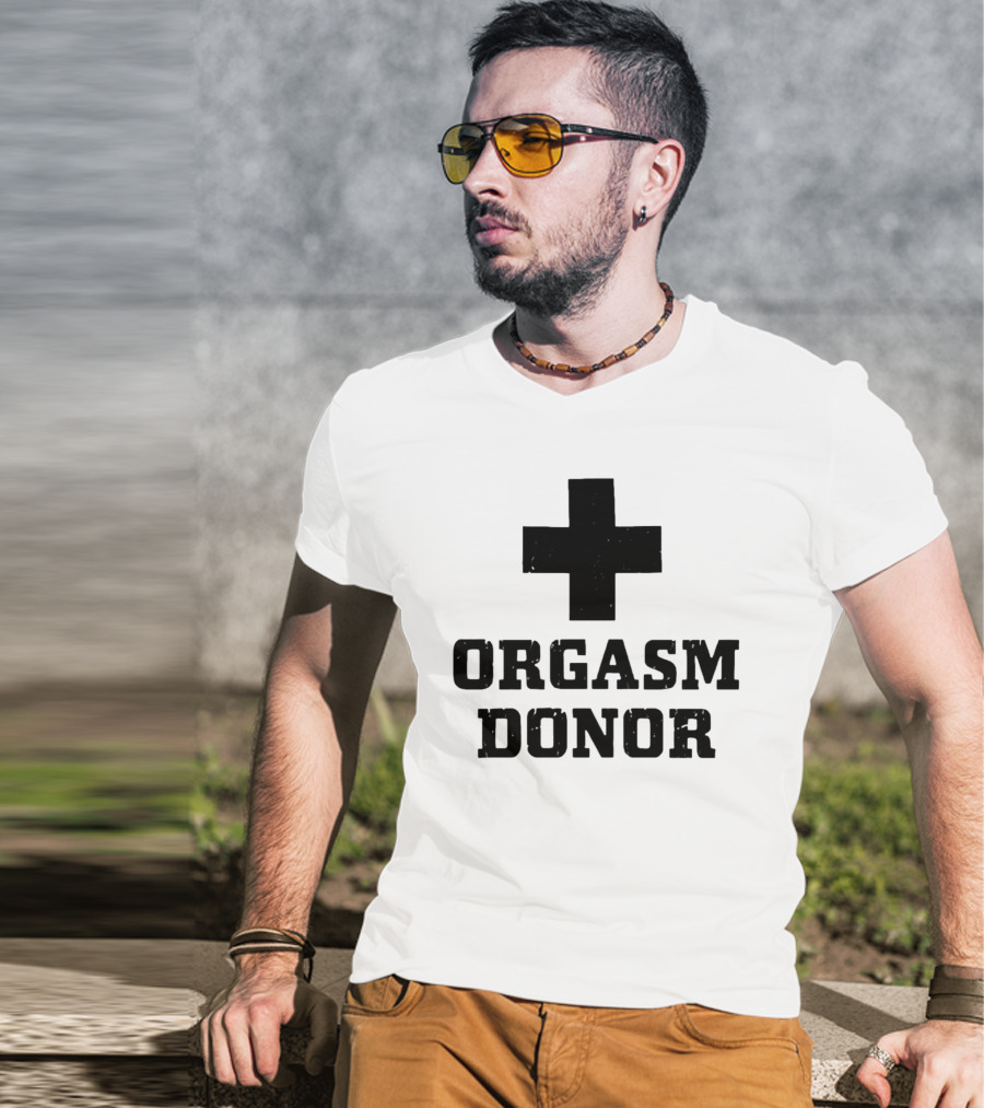 Grailz Orgasm Donor Cross T-Shirt
