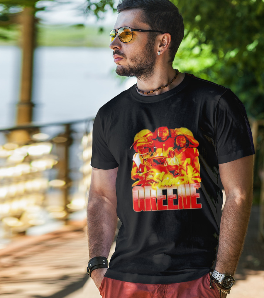 Nilpro Shop Sam Greene Vintage Football Legends Red T-Shirt