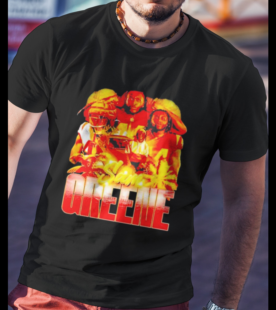 Nilpro Shop Sam Greene Vintage Football Legends Red T-Shirt