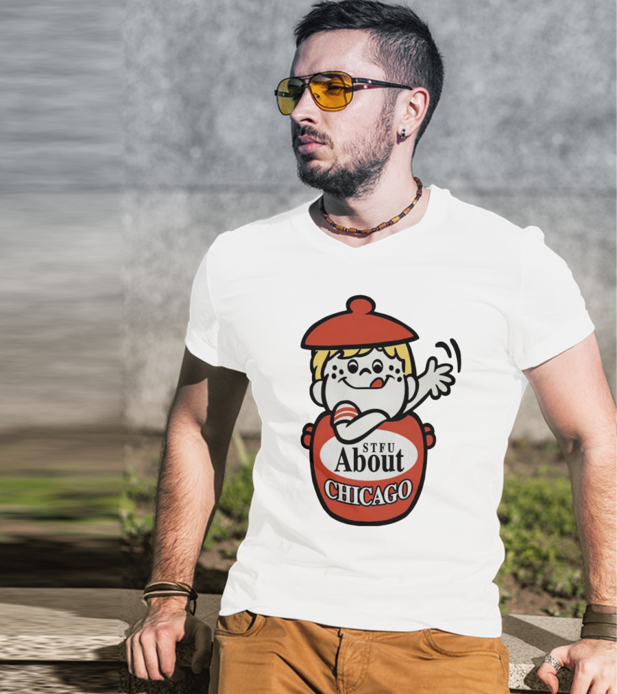 STFU About Chicago Cookies Boy Iconic Jar T-Shirt
