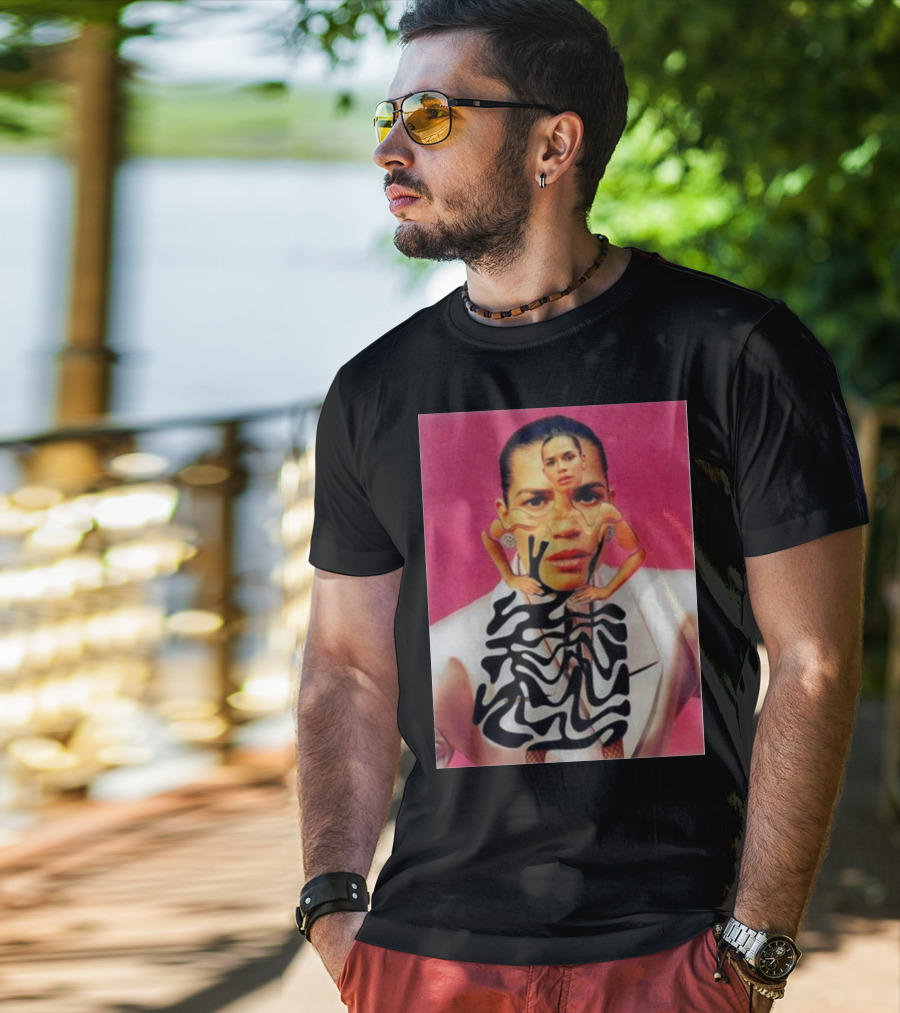 America Ferrera Abstract Portrait New T-Shirt