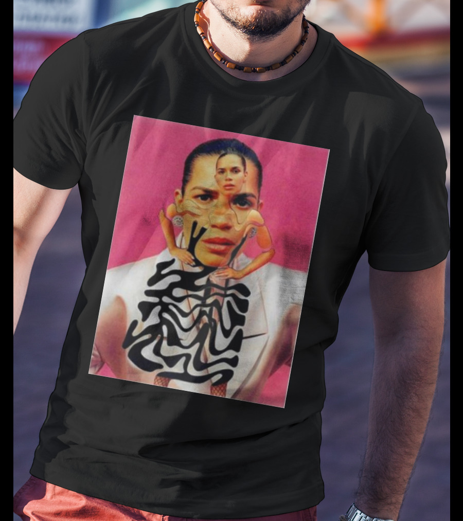 America Ferrera Abstract Portrait New T-Shirt