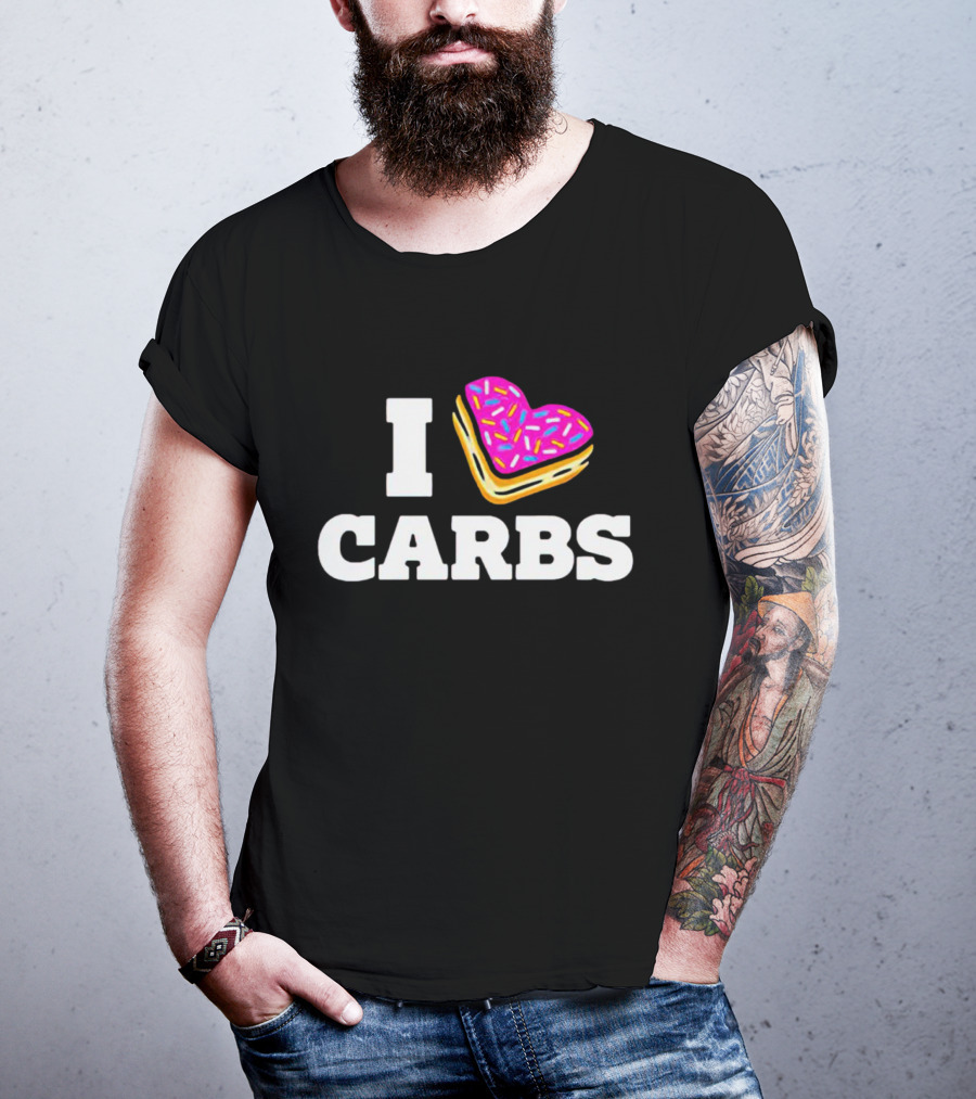 I Heart Carbs With Cake T-Shirt