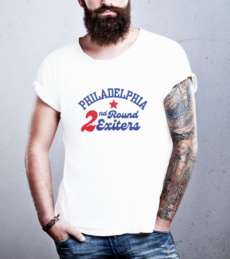 Philadelphia 2nd Round Exiters Red Star T-Shirt