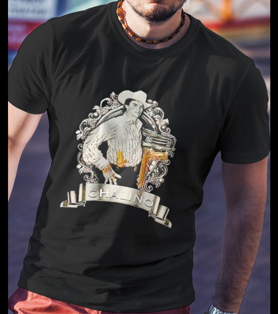 Chalino Sanchez Iconic Cowboy Portrait Vintage Novelty T-Shirt