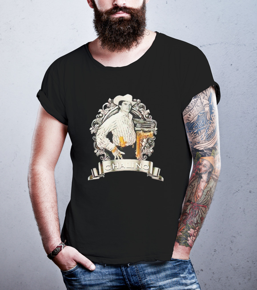 Chalino Sanchez Iconic Cowboy Portrait Vintage Novelty T-Shirt