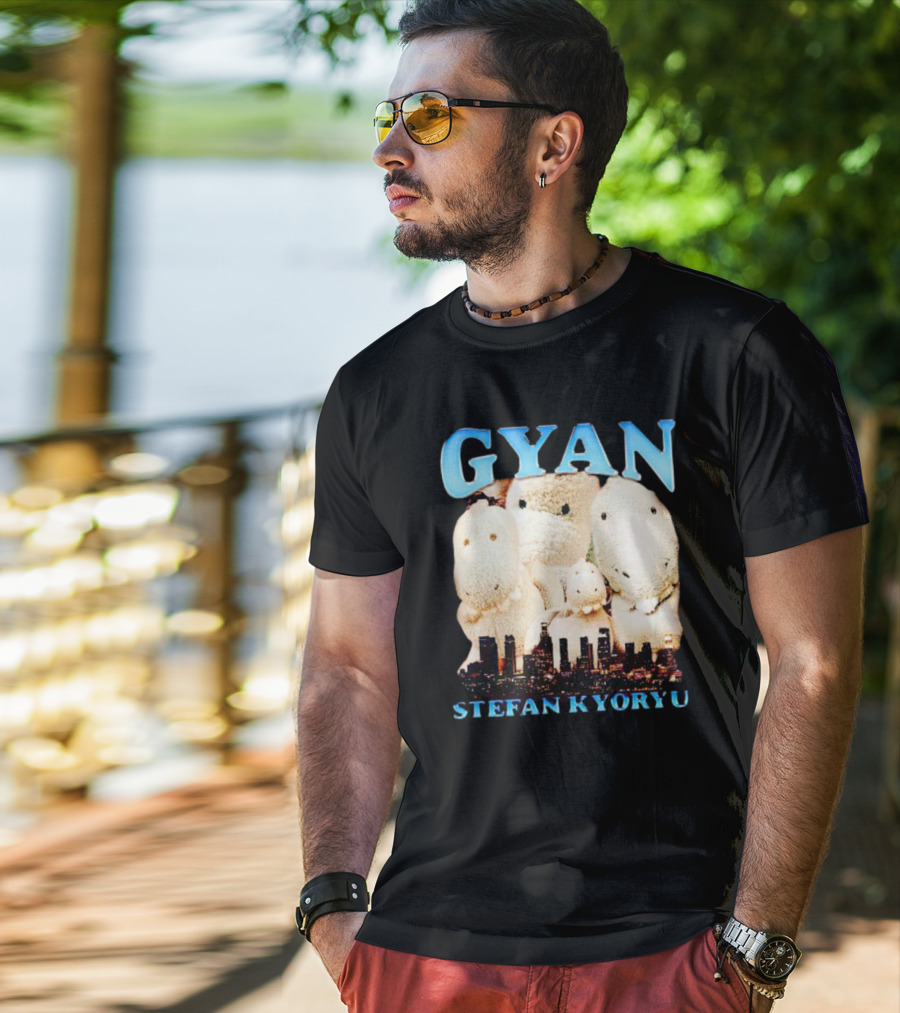 Gyan Stefan Kyoryu Plush Dinos City Skyline T-Shirt