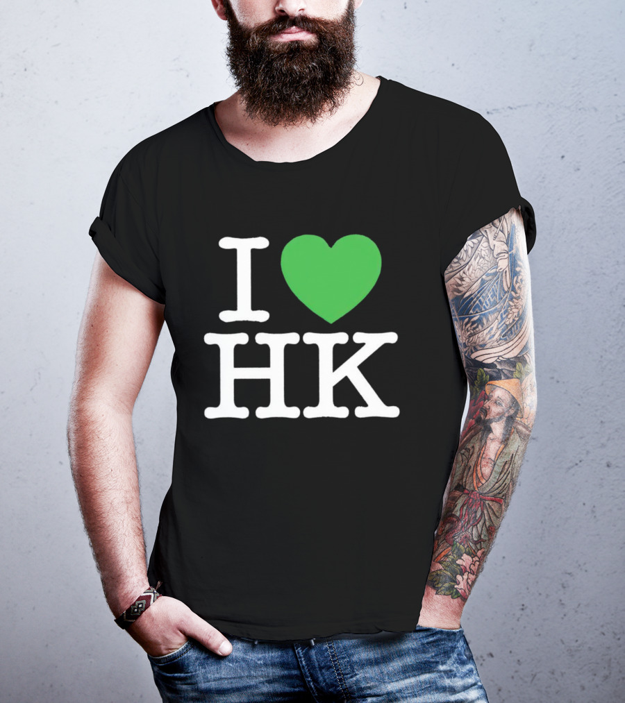 I Love HK Hong Kong Heart T-Shirt