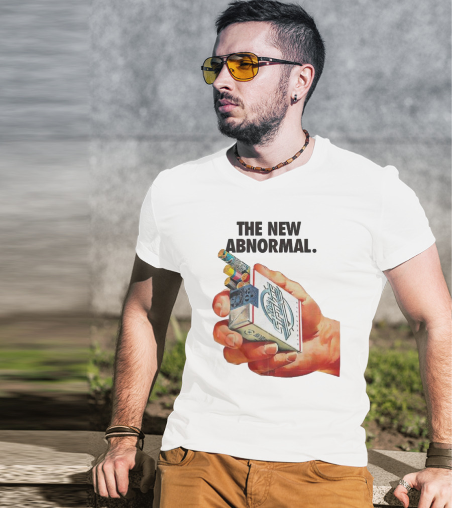 The Strokes The New Abnormal Album Cover Artwork Hand Holding Cigarette Box T-Shirt