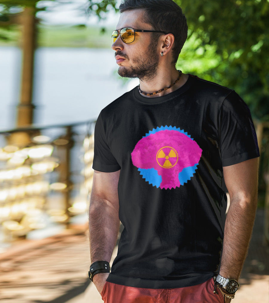 Barbie Box Office Bomb Pink Mushroom Cloud With Radiation T-Shirt