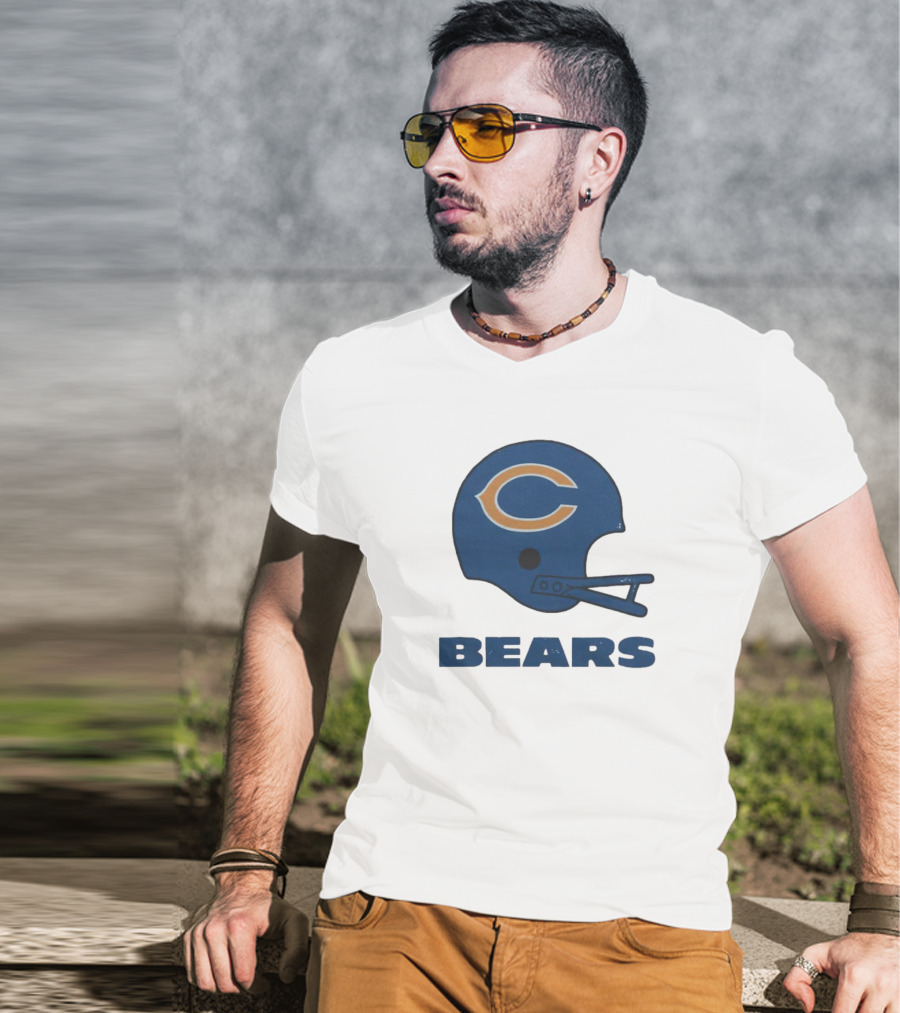 Chicago Bears Helmet Iconic T-Shirt