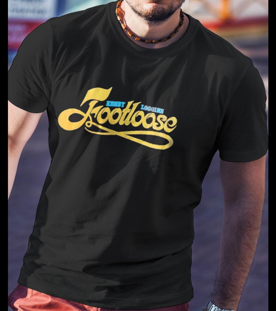 Kenny Loggins Footloose Vintage Retro Script T-Shirt